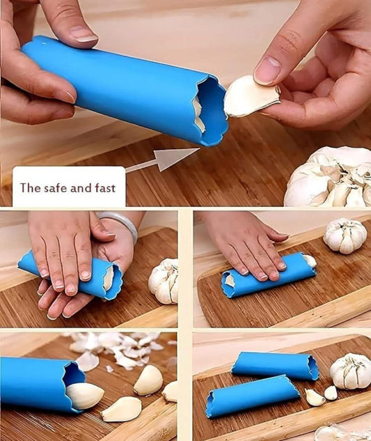 مقشر الثوم السيليكون (3 قطع)