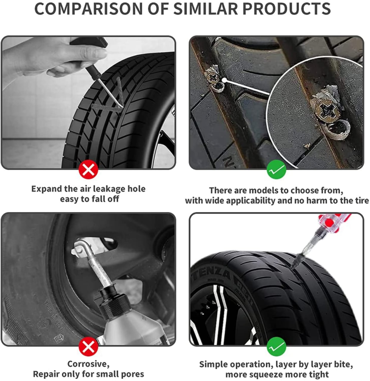 مسمار لحام الكاوتش (10 قطع)