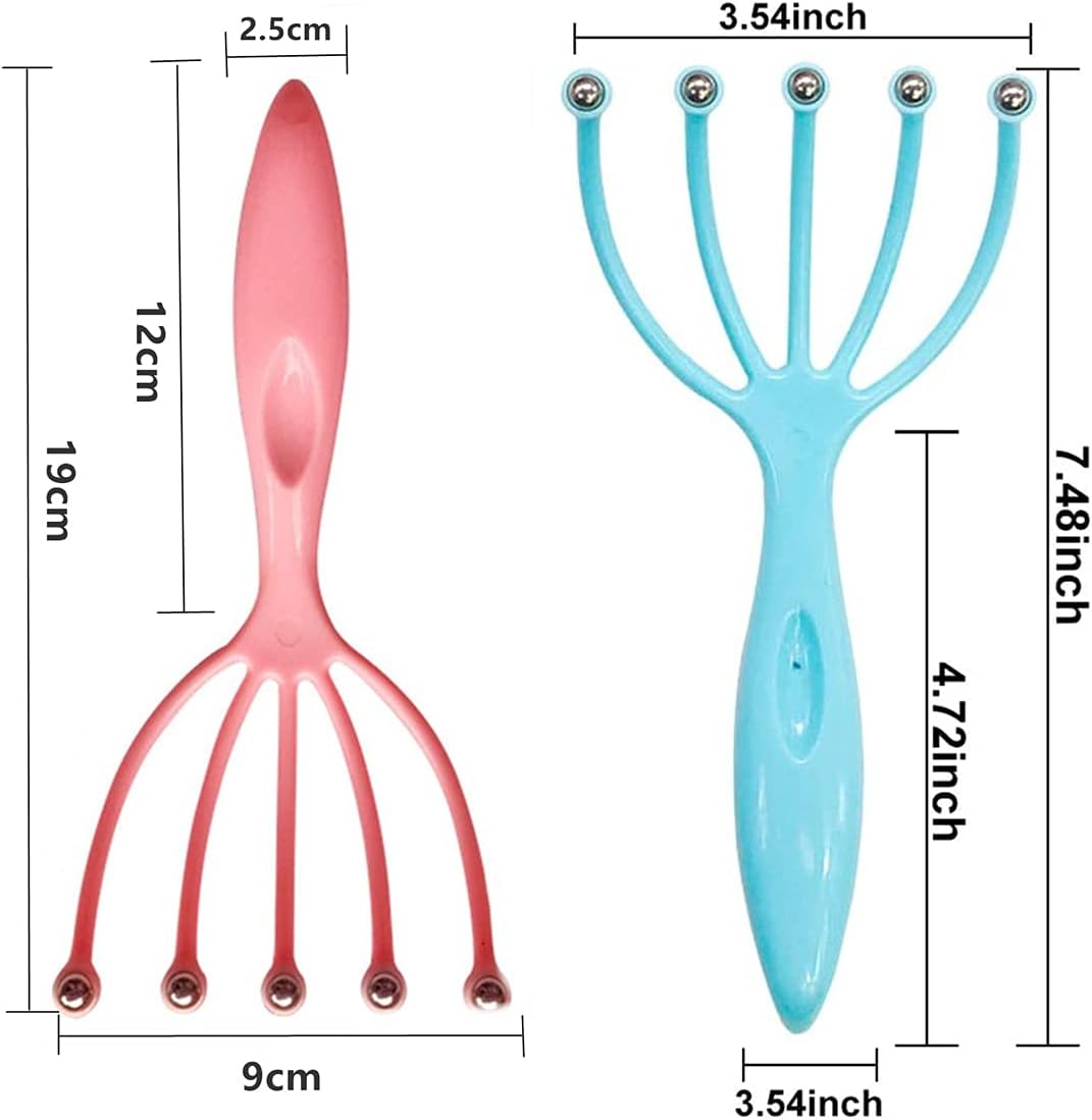 أداة تدليك الرأس (قطعتين)