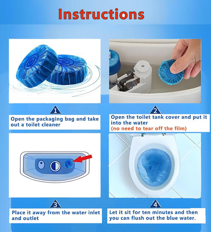 اقراص تنظيف التواليت (10 قطع)