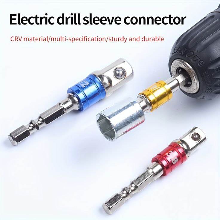 وصلة تحويل الدريل (3 قطع)